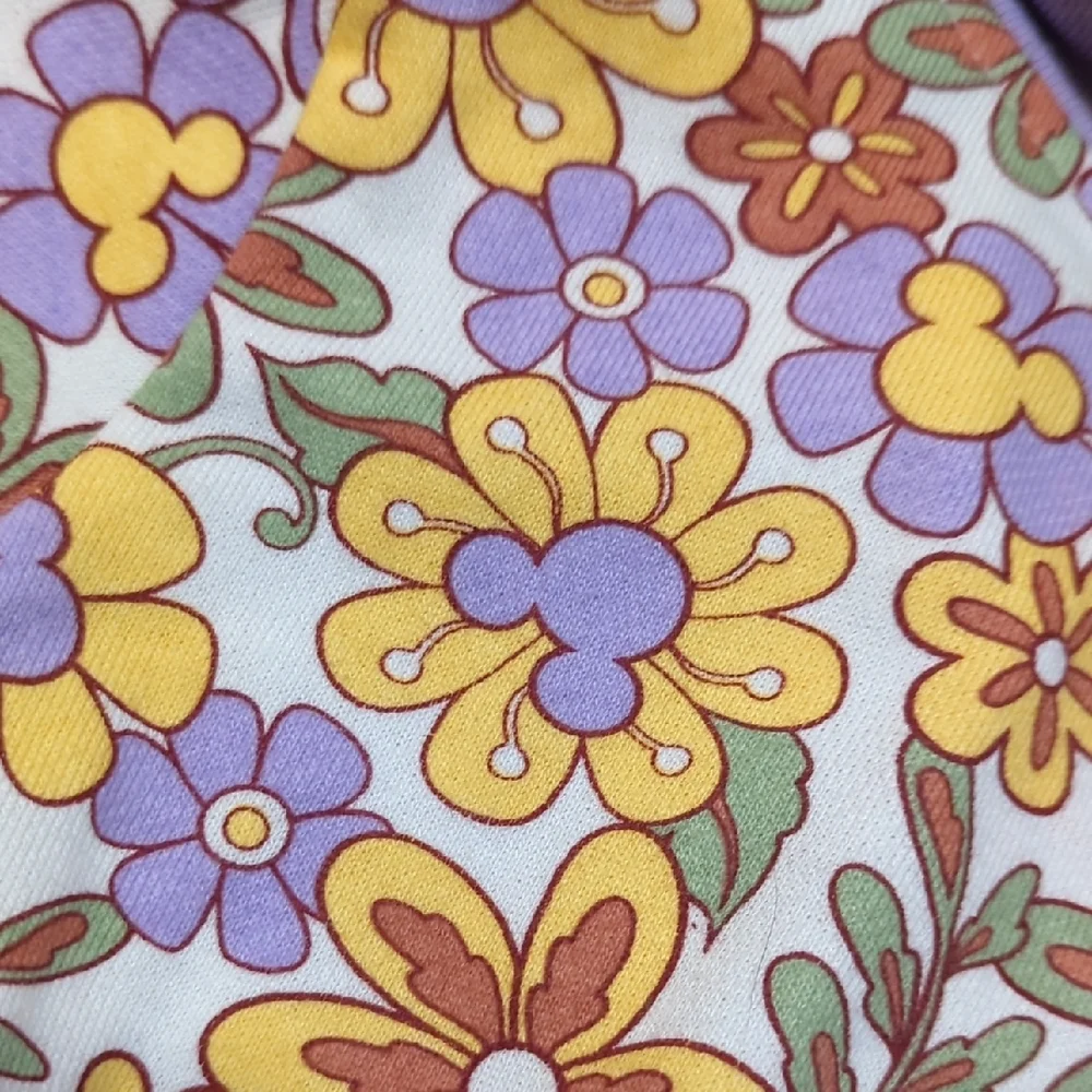 Kids Floral Dress - Purple and Orange